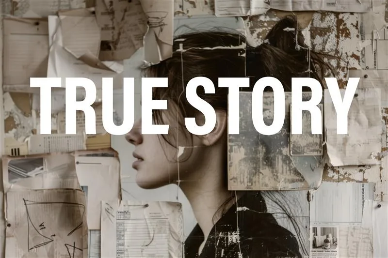 Collage of investigation documents and photographs