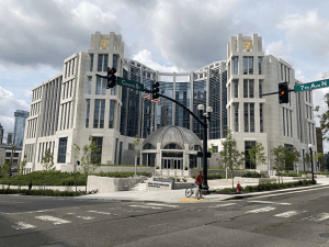 Federal courthouse exterior in Nashville